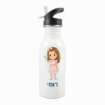 בקבוק אקולוגי עם הדפסה אישית למים קרים וטריים
