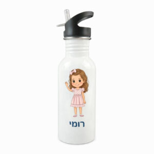 בקבוק אקולוגי עם הדפסה אישית למים קרים וטריים