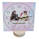 הדפסת תמונה על שעון ריבוע
